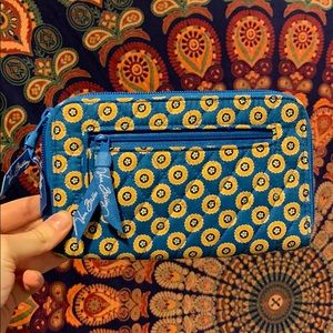 Blue and yellow Vera Bradley wallet